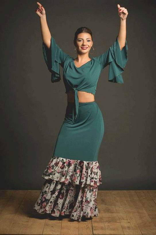 Flamenco Dance Skirt Orba. Davedans
